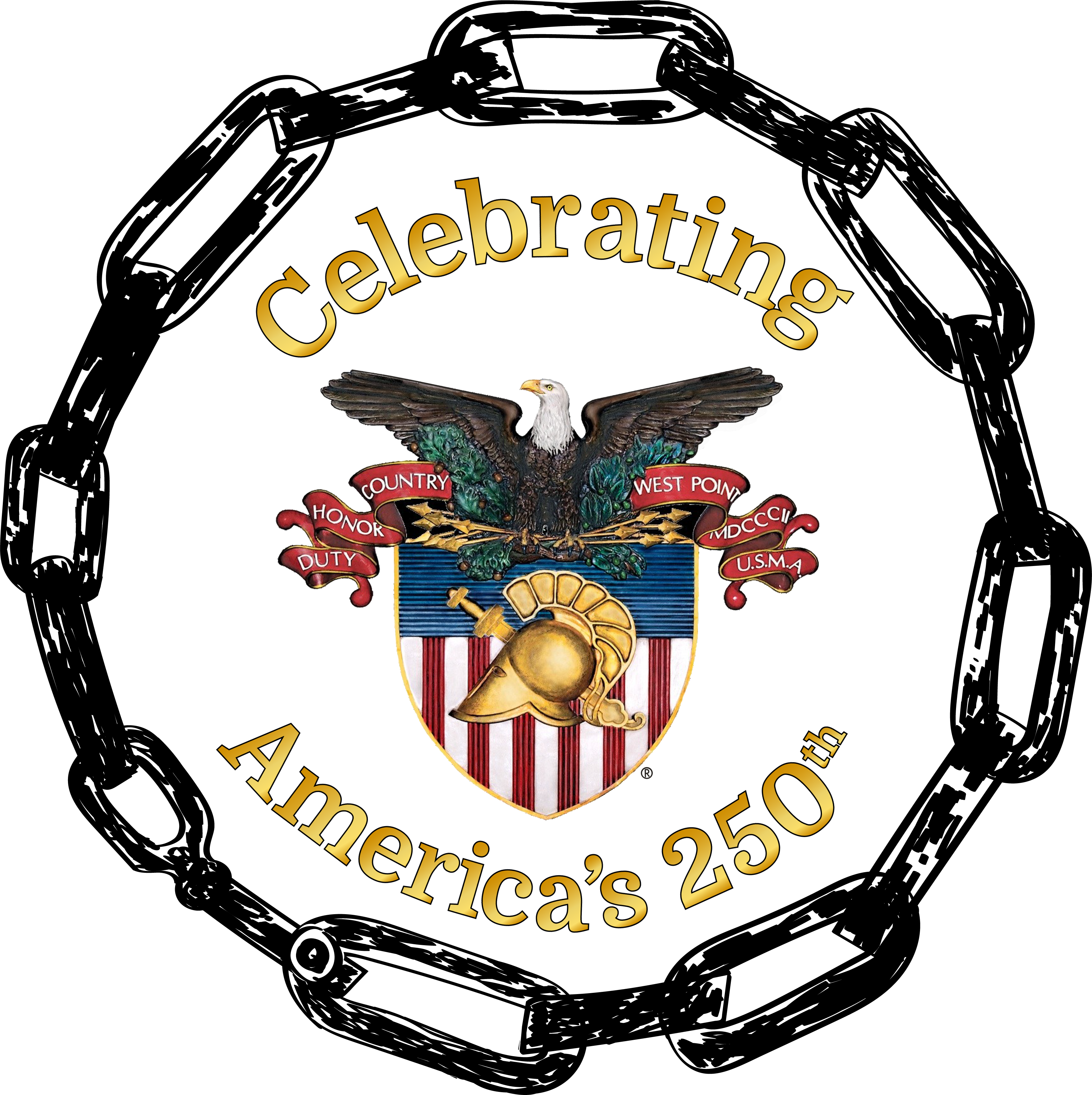West Point Celebrating Americas 250th Logo - (Crest Update)-v3
